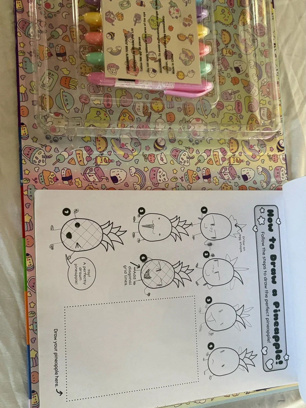 Kawaii Kingdom Pastel Coloring Set - Kaleidoscope Coloring